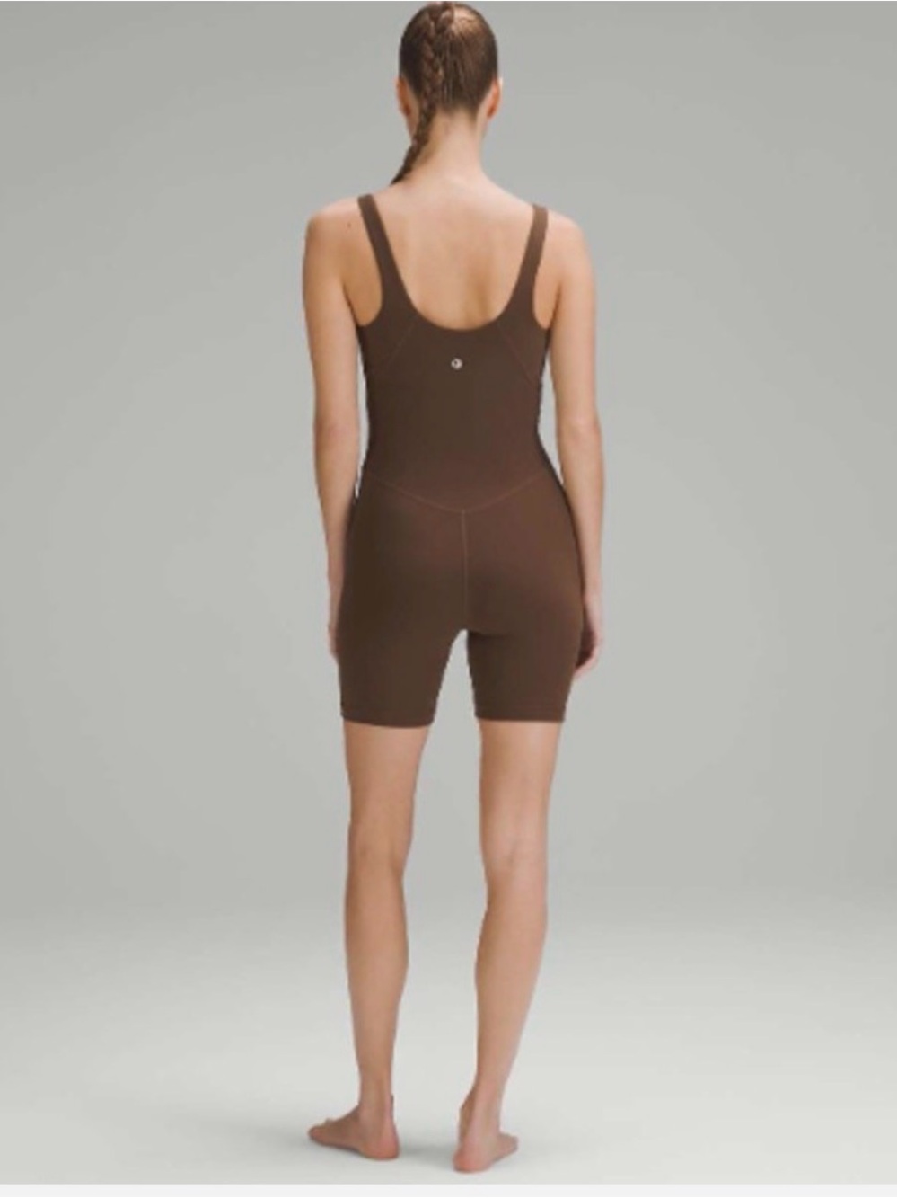 LULULEMON Align Bodysuit Sz 12 Brown Mocha Yoga Trendy Sporty Travel